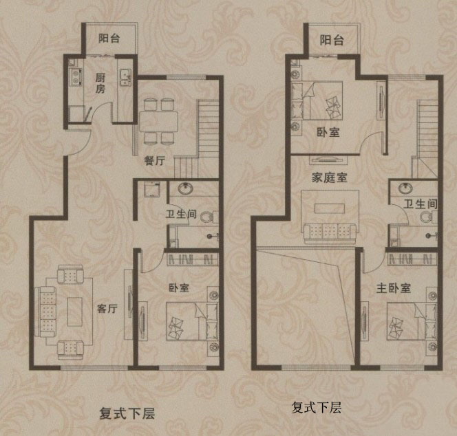 复式 172㎡ 4室2厅