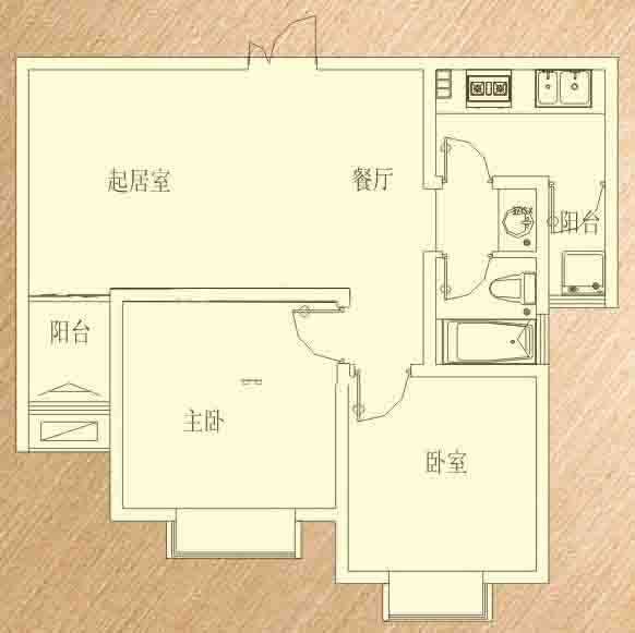 2-A‘2 2室2厅83.52㎡