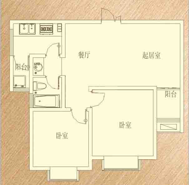 2-A2 2室2厅86.43㎡