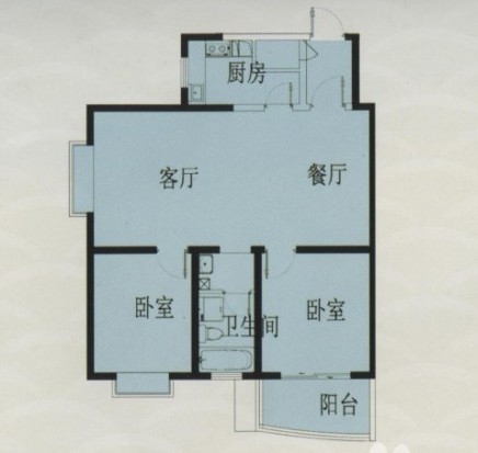 101㎡ 2室2厅