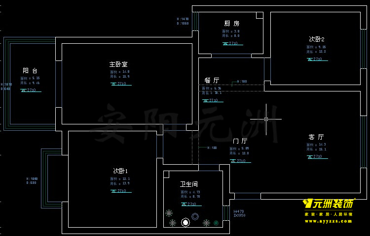 3室2厅1厨1卫