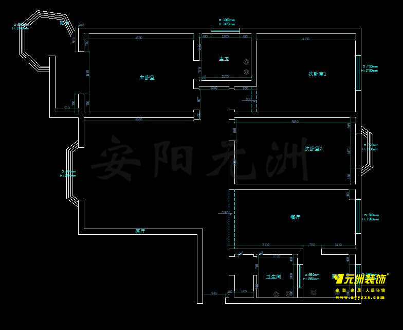 5# 西单元西户 3室2厅