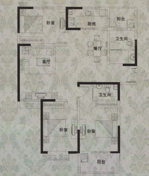 M户型 142.41㎡