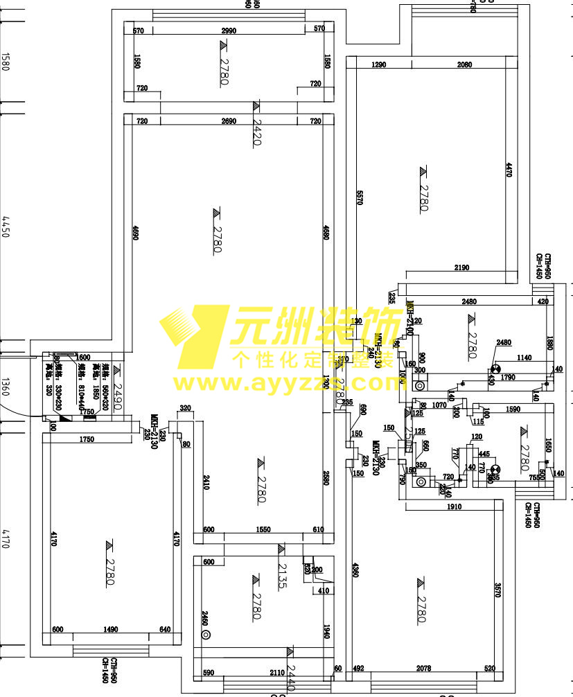 2单元6层西户·138平米