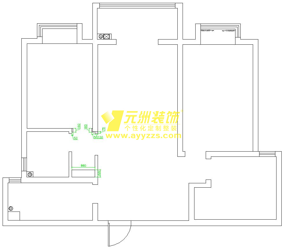 2单元403室·116平米