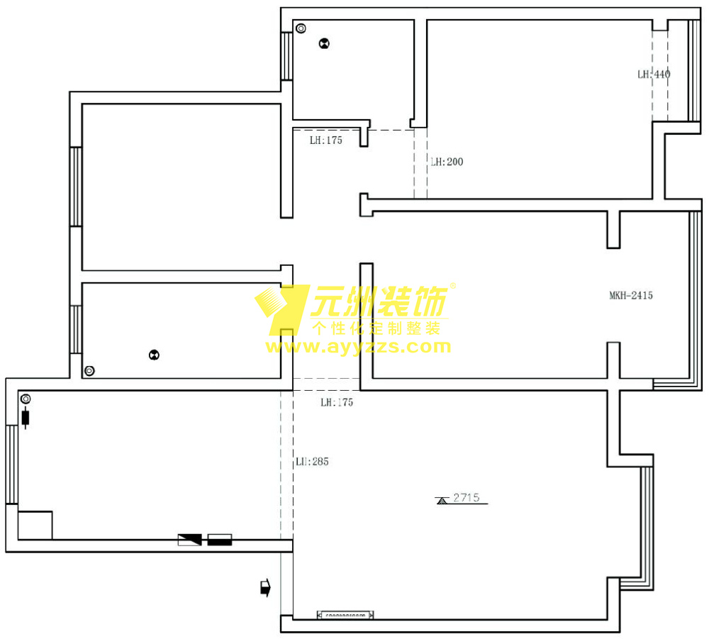 2单元1803室·144平米