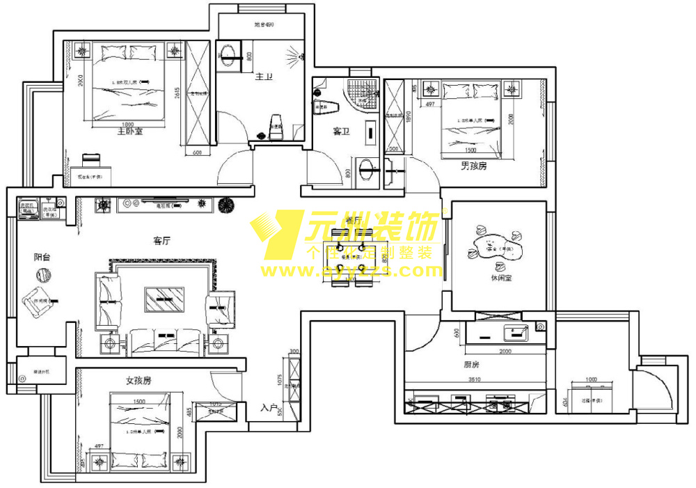 1单元2902室·135平米