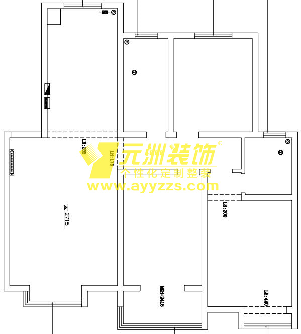 2单元1203室·140平米