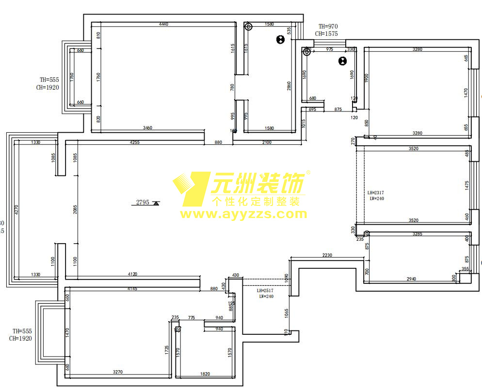 1单元702室·145平米