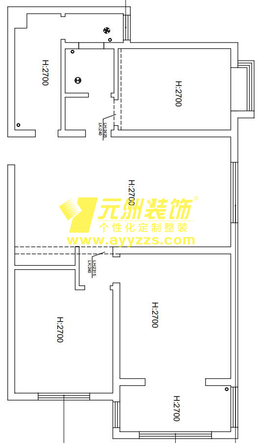 1单元902室·135平米