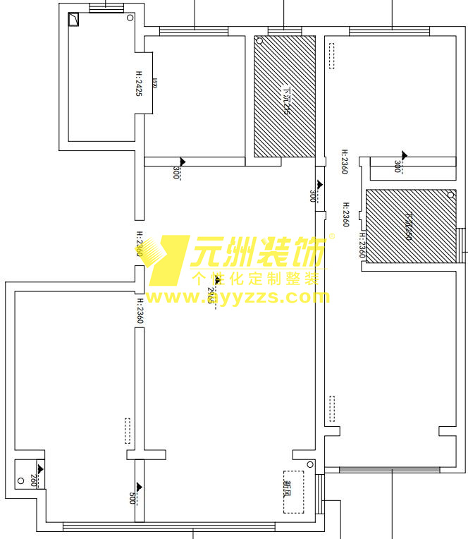 1单元701室·135平米